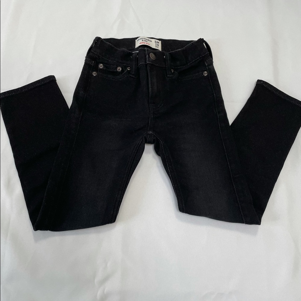 Abercrombie Kids Black Skinny Jeans, Slim